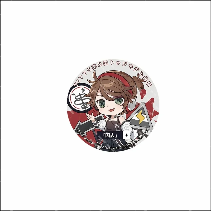 Cartoon Anime Game Di Wu Ren Ge Cosplay Icon Brooches Gardener Doctor Magician Cartoon Figure Print Round Pin Button Badge