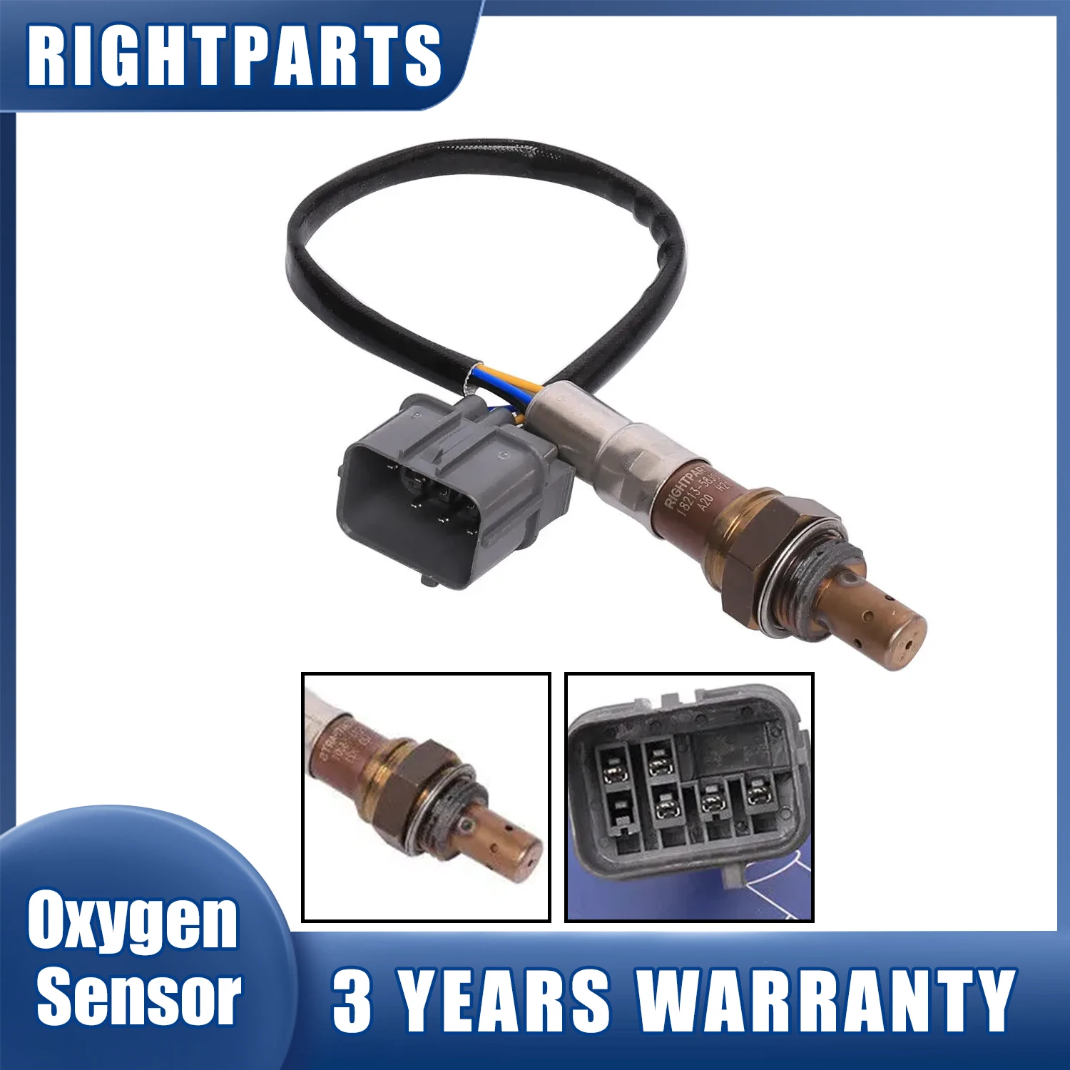 RIGHTPARTS Lambda Car O2 Oxygen Sensor 18213-58J01 1821358J01 For Suzuki DA64V HE22S MH21S MH22S MH23S DA64W Automobile Sensor