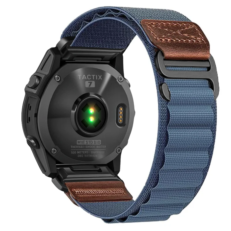 Alpine Nylon Strap for Garmin Tactix 8/Quatix 8/Fenix 8 51mm 47mm Quick Fit Bracelet for Garmin Instinct 3 2/Enduro 3 2/970 Band
