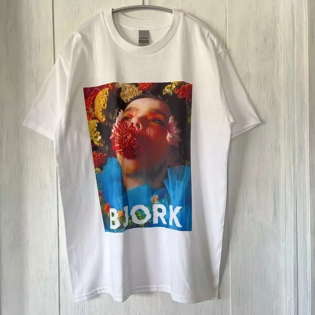 Bjork Albums Graphic White Short Sleeve Unisex T shirt Men Women S-5XL KH12510
