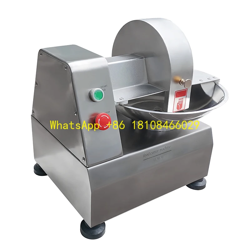 

Bowl Cutter Chicken Meat Cutting Machine Cheaper Price Meat Bowl Cutter Table Top Chopper Stainless Steel Vacuum