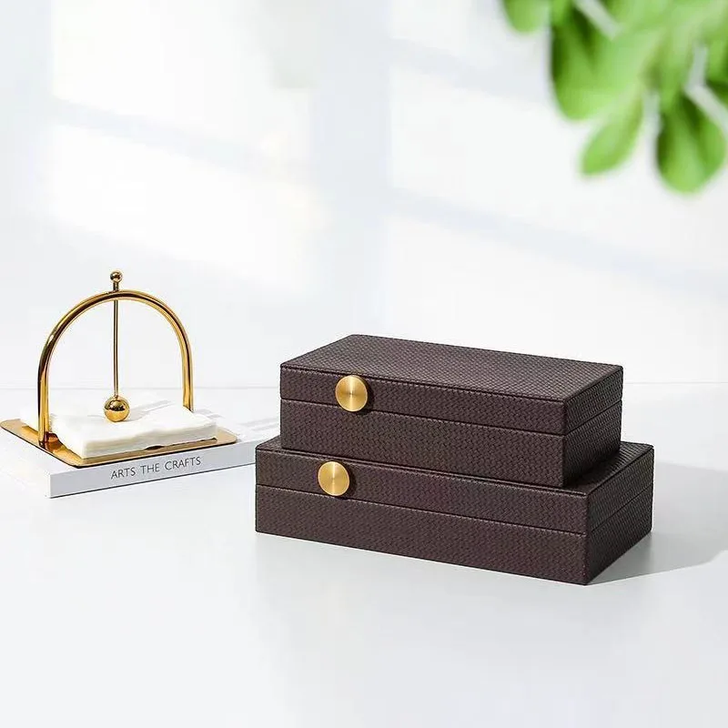 Small Leather Jewelry Box for Women Ring Bracelet Earrings Jewelry Boxes Organizer Necklace Display Portable Accessories Storage