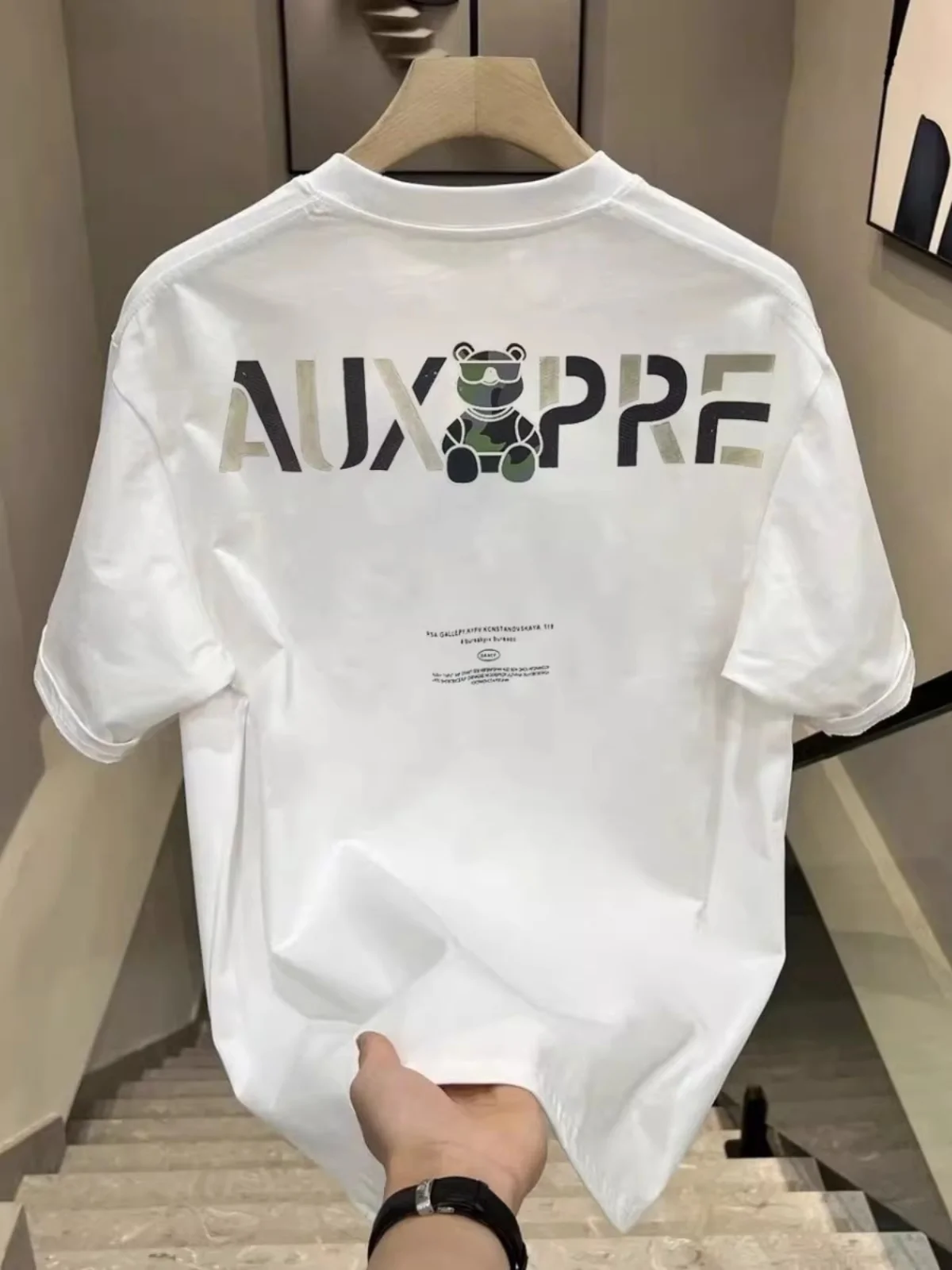 

Мужские и женские летние футболки с коротким рукавом из чистого хлопка, модная американская одежда без этикеток, модный корейский стиль, другие узоры