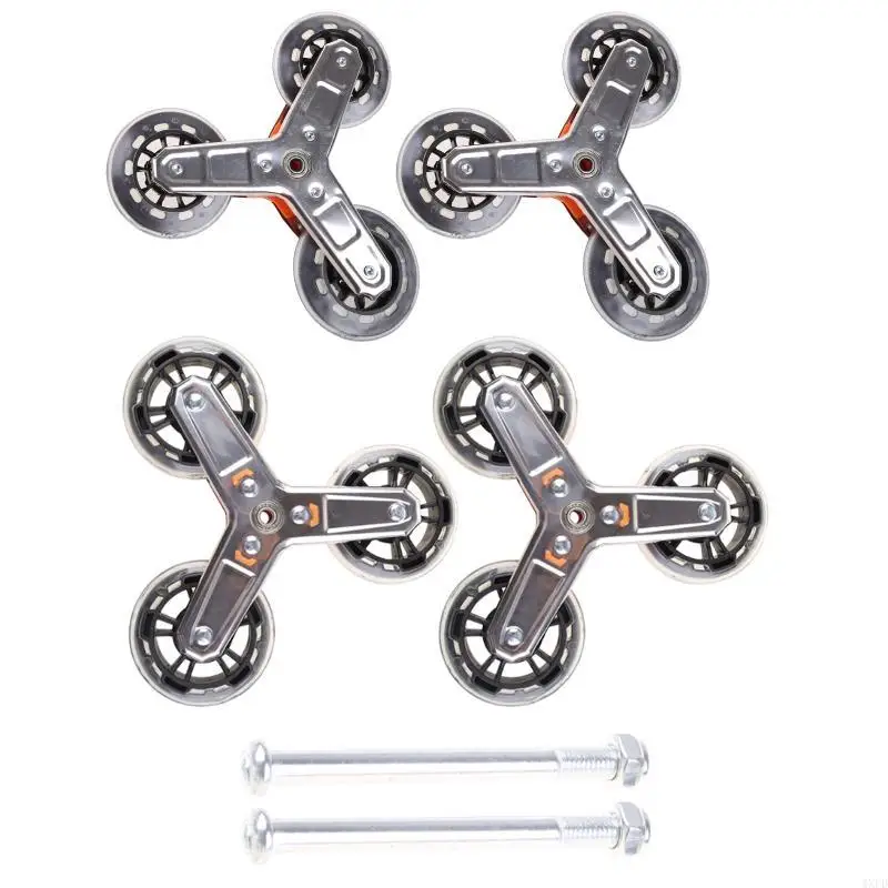 Thay thế 4xfd cho bánh xe hình tam giác cho xe đẩy gấp căn hộ có thể gập lại