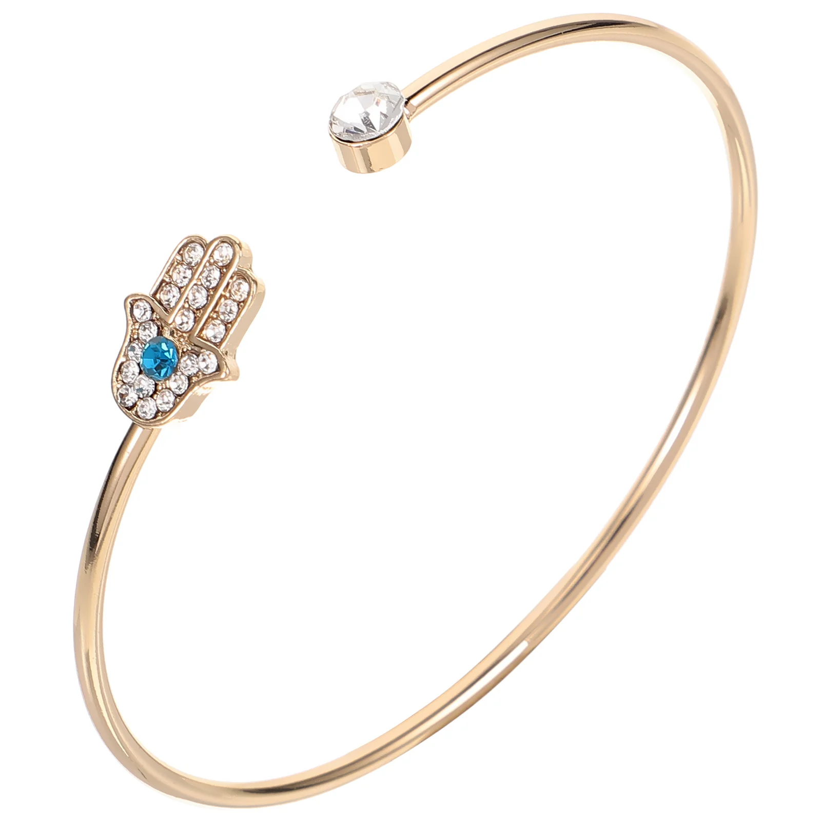 

's Eye Bracelet Decoration Statement Bracelets for Women Girls Charm Wrist Jewelry Full Diamond