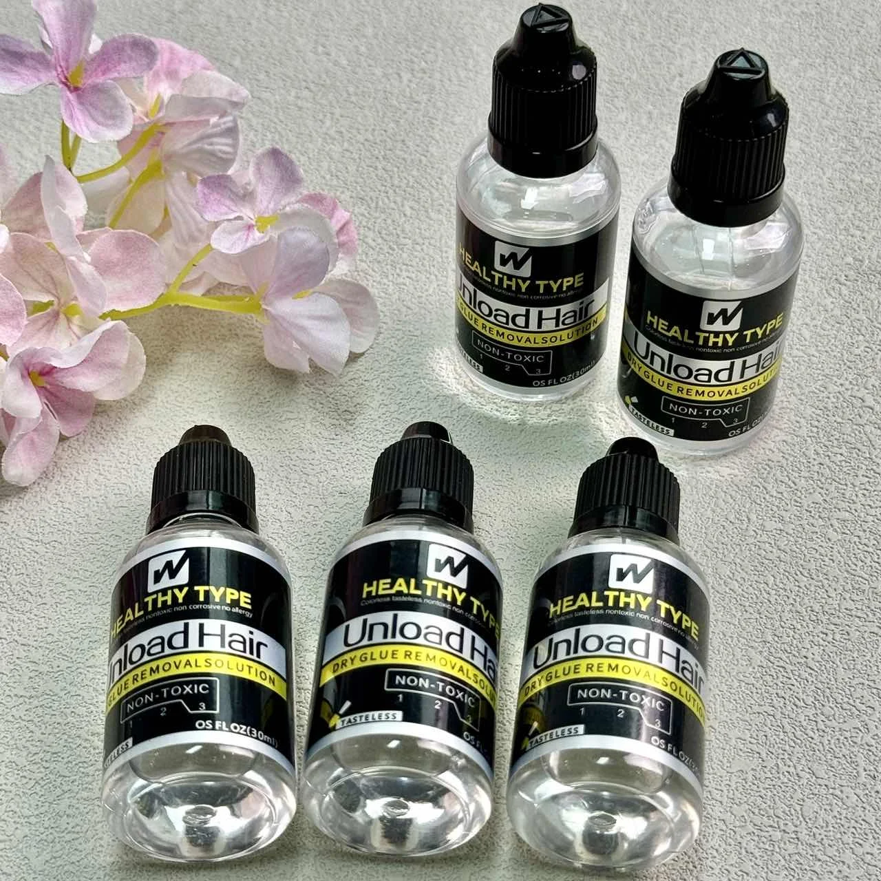 

30ML Hair Glue Removal Solution Colorless Gentle Fast Acting Residue-Free Remover for Wig Tape Bonding Adhesive