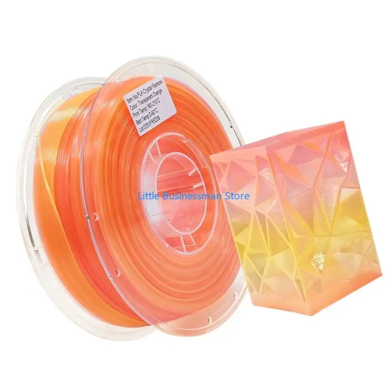 PLA1,75 mm Druckmaterial 1,75 mm 1 kg Spule, durchscheinendes Filament für den Druckmodellbau, kreative Projekte und M76A – Detail 7