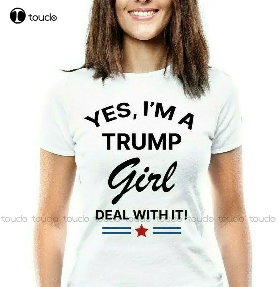 I'M Trump Girl Donald Trump T Shirts President Political Funny Trump 2024 Shirt Funny Shirts For Men Custom Aldult Teen Unisex