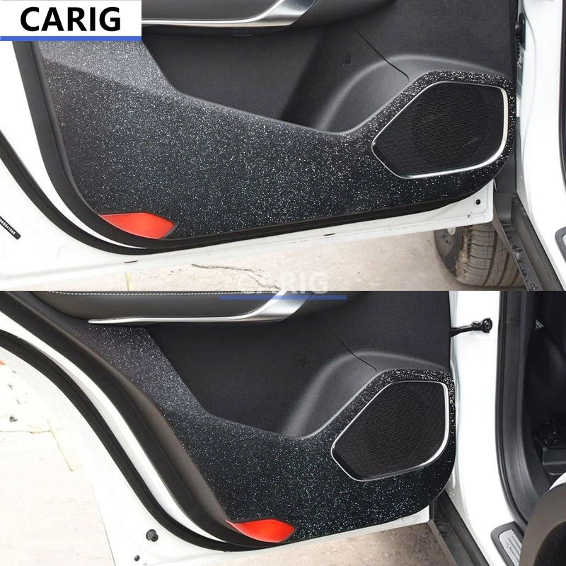 Per GEELY AZKARRA/BOYUE PRO 20-22 adesivo anti-calcio per porte modificato modello in fibra di carbonio accessori interni per pellicole per auto