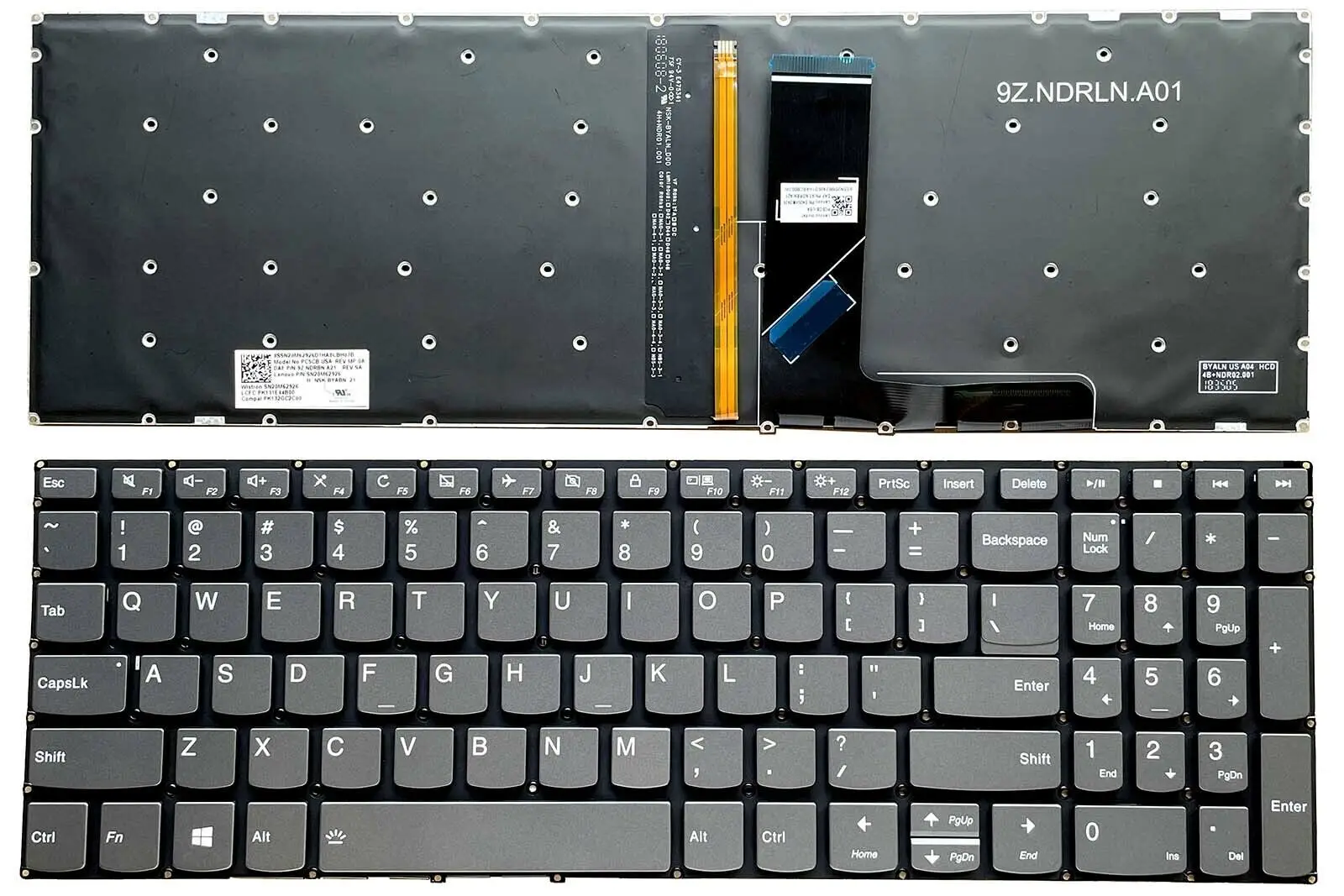 New  for   Lenovo ThinkBook 15-IIL 15-IML Ideapad S540-15IML 15IWL US Backlit Keyboard