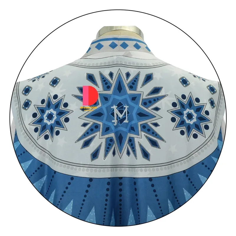 Vendita calda Re Magnifico Asha Costume Cosplay Anime Cappotto Cintura Mantello Adatto al budget Uomini adulti Festa di Carnevale di Halloween Essenziale