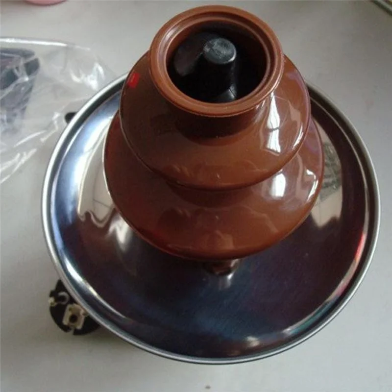 

Горячие детали, шоколадный фонтан, горячий горшок, мини-водопад, машина для горячего горшка, свадебный дом, мини-сделай сам, машина для плавления шоколада, вилка европейского стандарта