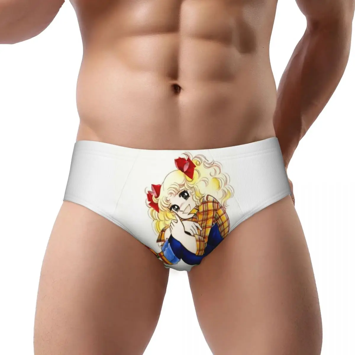 

Пользовательские Candy Candy Anime Manga Мужские трусы Трусики Мужское комфортное нижнее белье Трусы