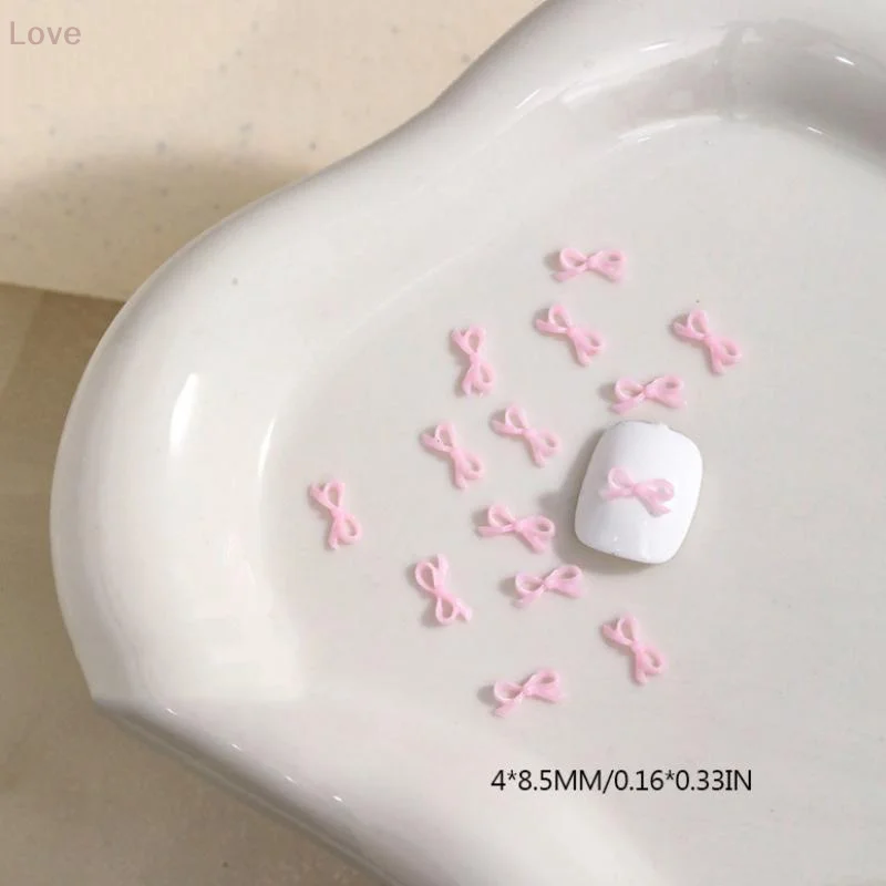 50 قطعة ثلاثية الأبعاد رائعة ربطة القوس فيونكة مسمار الفن السحر الراتنج الشريط Bowknot مجوهرات حجر الراين الديكور DIY بها بنفسك اكسسوارات مانيكير لوازم #6