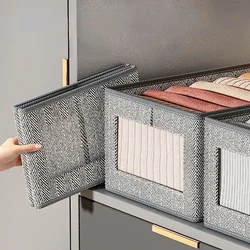 Foldable and Visible Pants Clothing Storage Artifact Clothing and Pants Storage Box Drawer Type Organizing Box