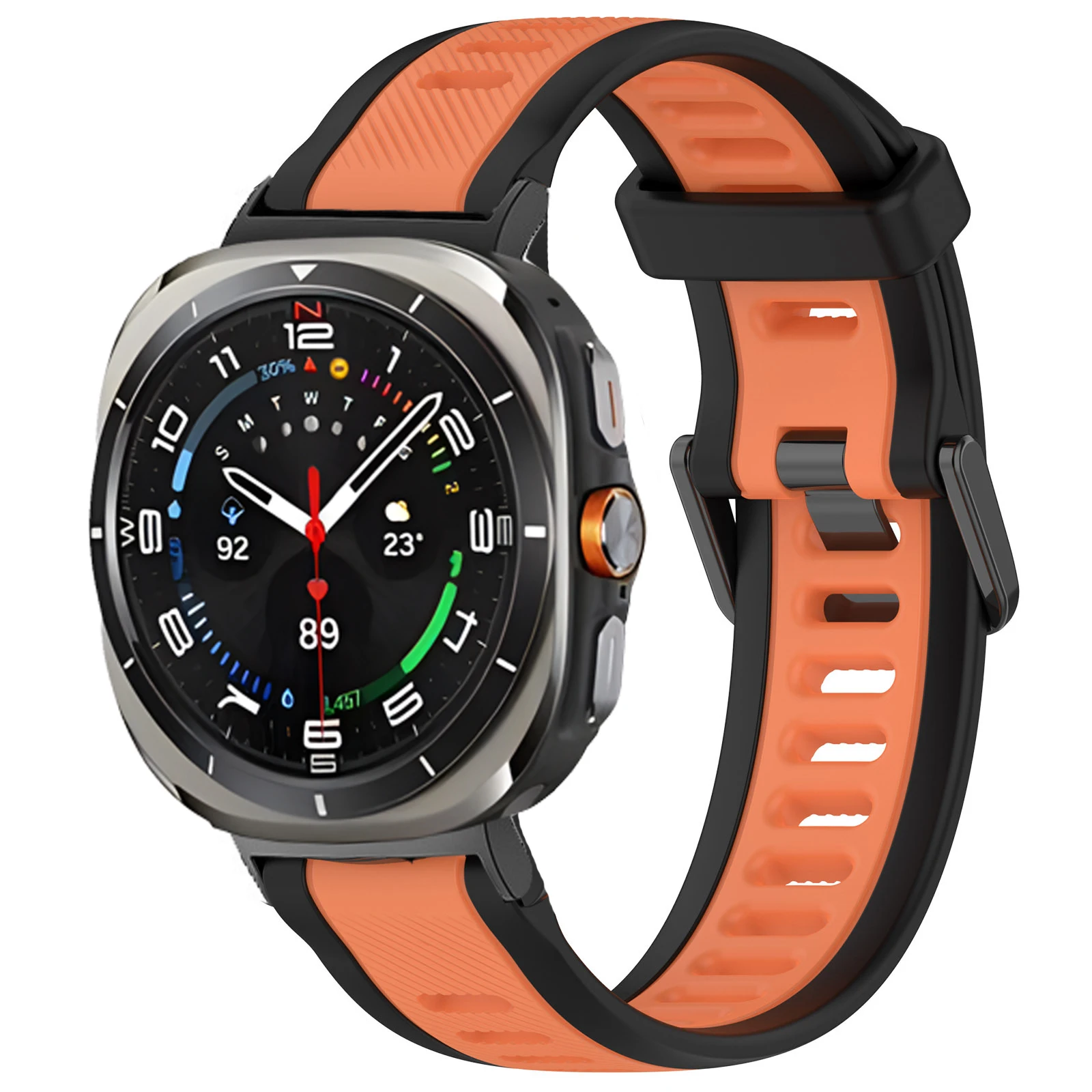 حزام رياضي لساعة سامسونج جالاكسي الترا 2 47 مللي متر حزام ساعة سيليكون لساعة جالاكسي 8 40 مللي متر 44 مللي متر 8 كلاسيكي 46 مللي متر ملحقات #5