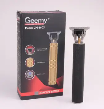 Profesionální dobíjecí akumulátorové zastřihovače vlasů GEEMY GM6603 pro muže 10 nejlepší prodej zastřihovač vlasů geemy - №10