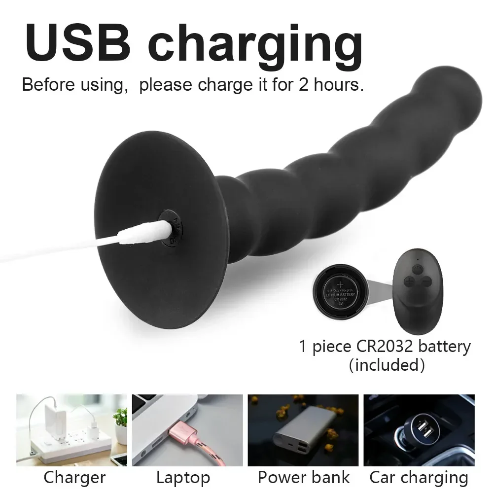 Vibrator Wireless Prostate Massage Stimulator Vibrator Sex Toys Men's Butt Plug Sucker Lagu Lagu Women's Adult SDF Sex Shop - Image 4