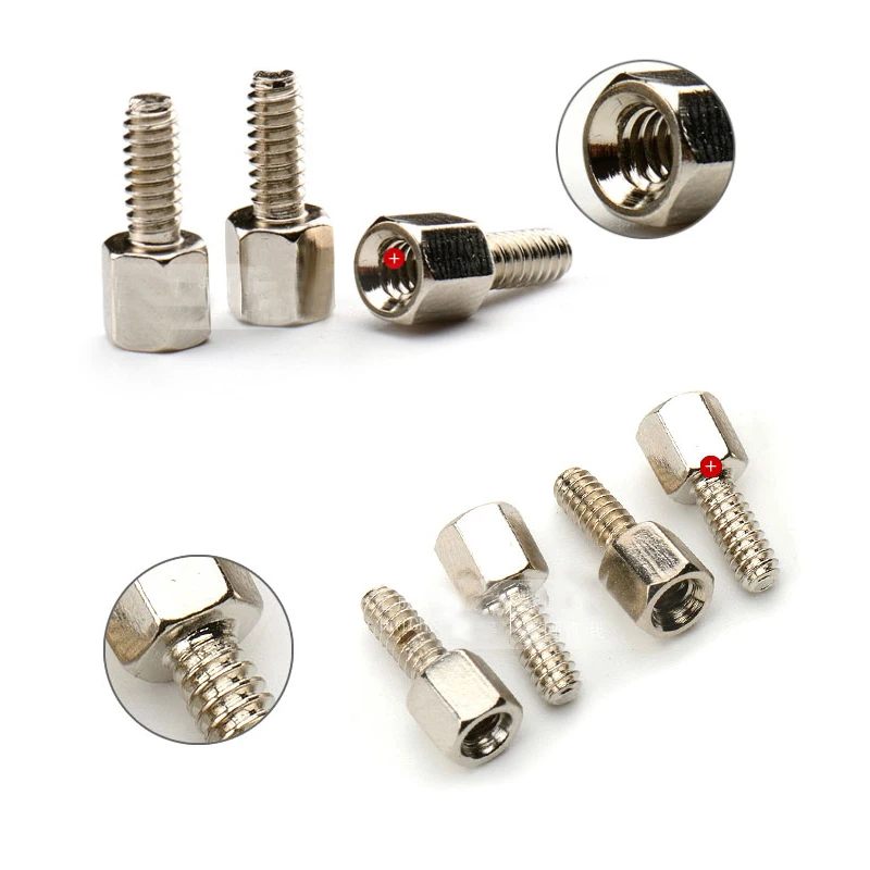 30pcs DB9 Head Fixing Screw Nuts English Motherboard Hex Screws
