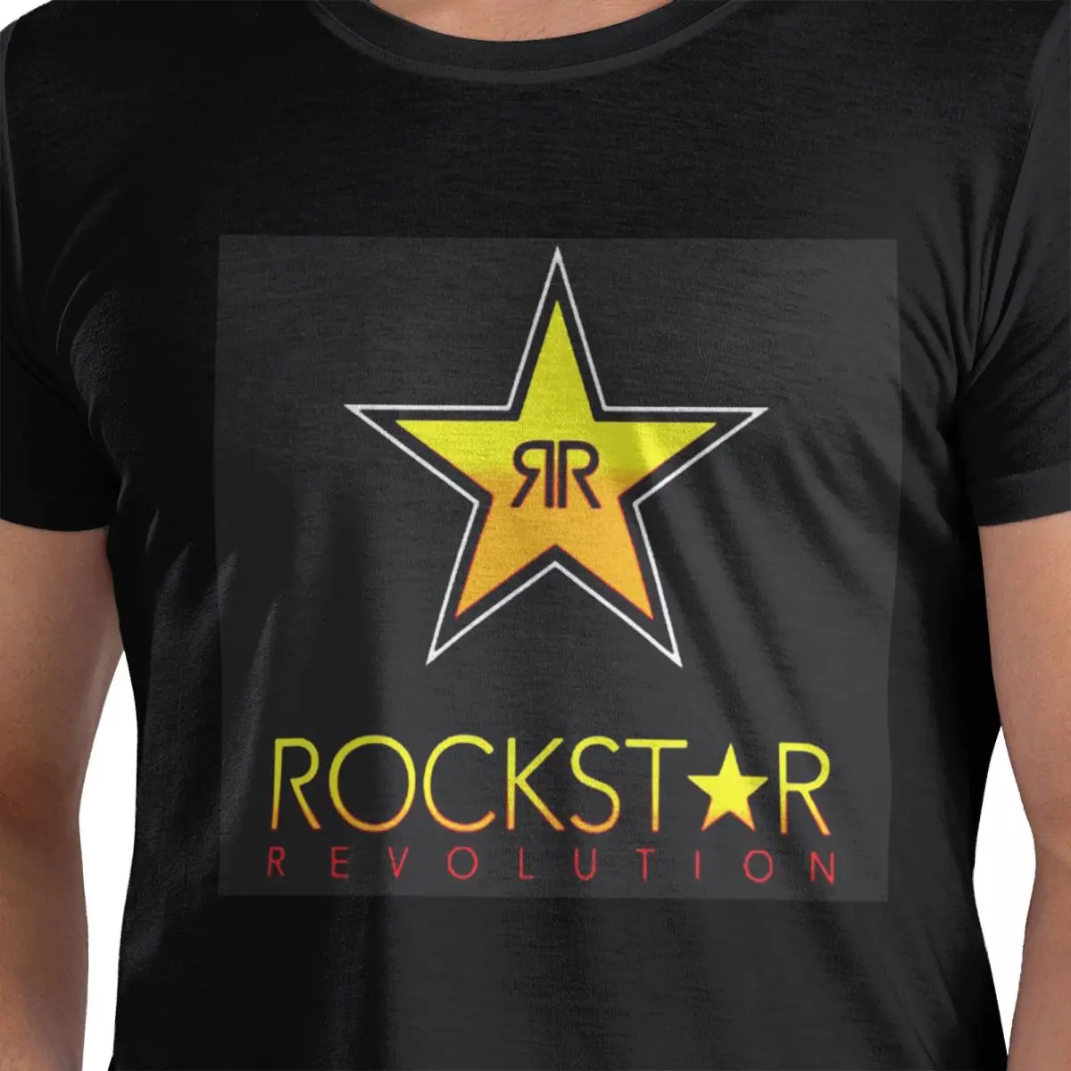 

Rockstar Energy Drink 100% Cotton T-Shirt Men's Funny T Shirts Men O-Neck Short Sleeve S-6XL