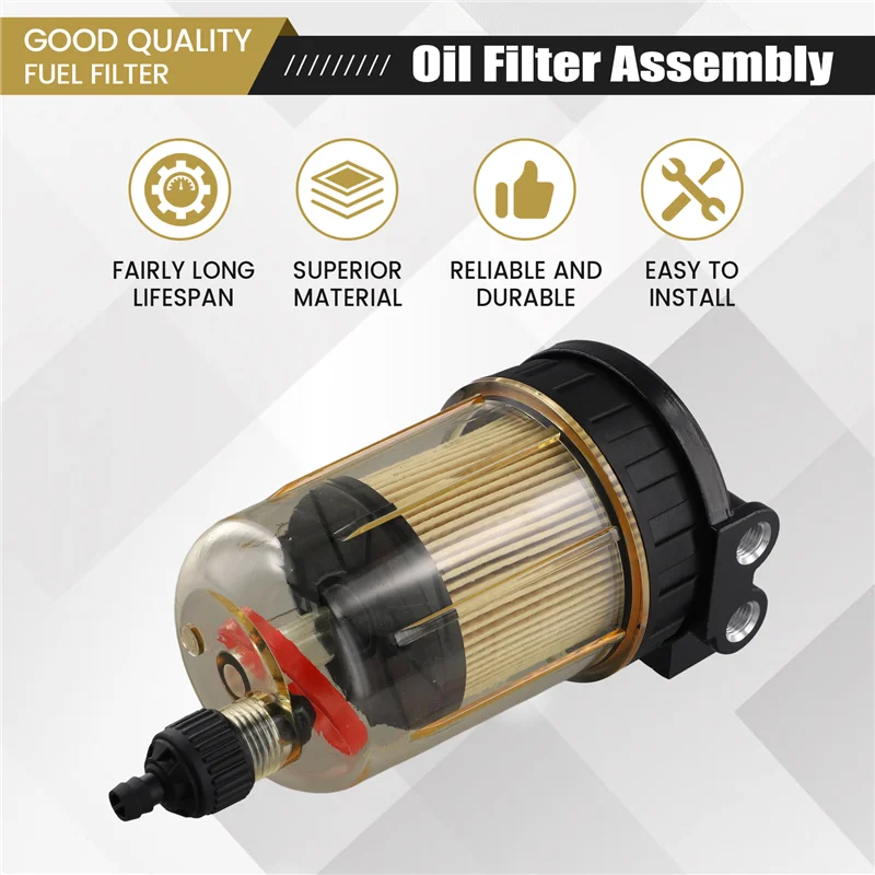 

Unusual 1766160 Oil Water Separator Ship Fuel Water Separator Fuel Filter Assembly For Yacht Engine Maintenance Outboard Boat