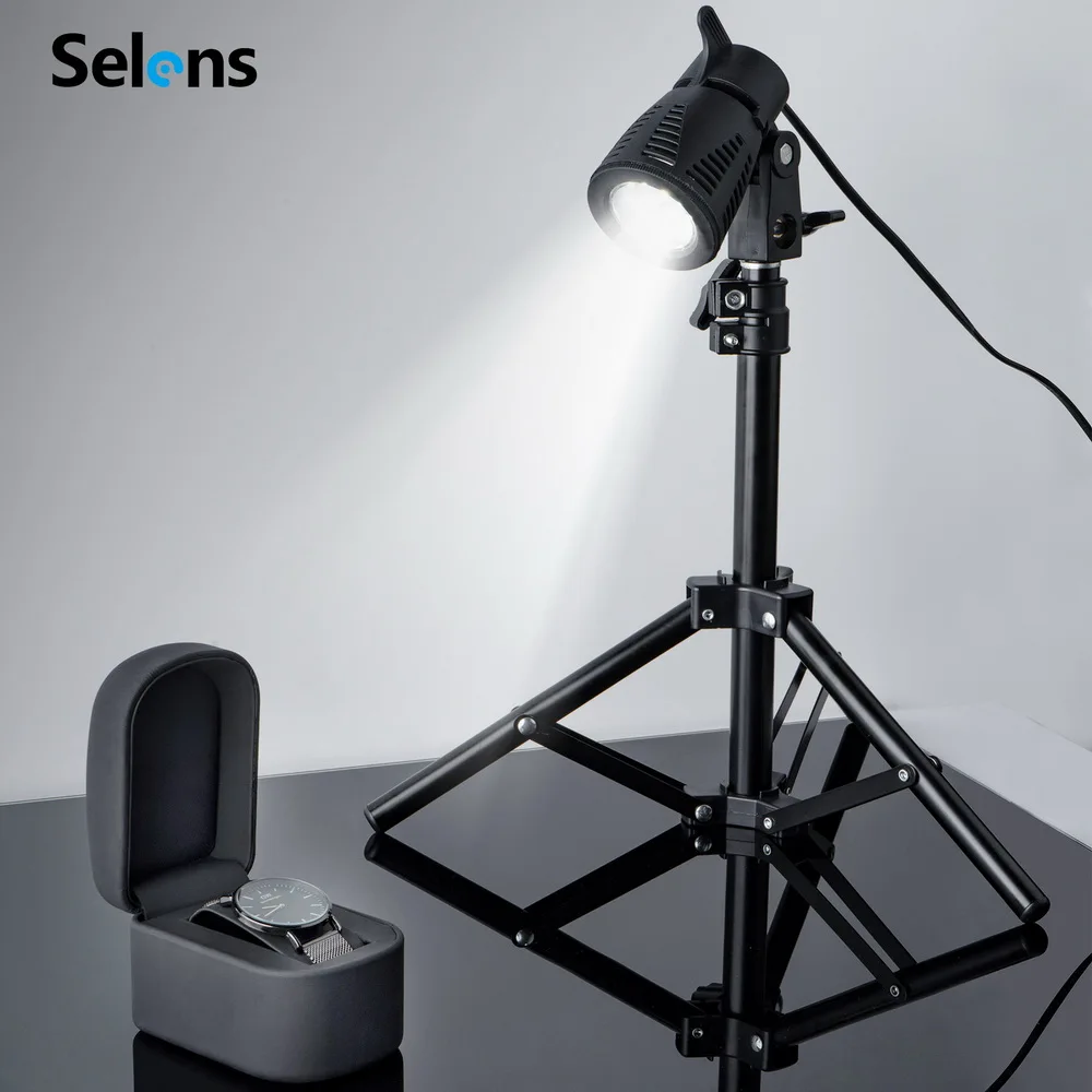 

New Portable Collapsible Mini Video LED Spot Light Lamp Photo Studio Kits Continuous Lighting LED Lamp Photography Accessories