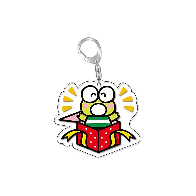 Keroppi милый мультяшный лягушка пластиковый брелок Kawaii брелок для ключей сумка бирка коллекционные предметы и модный подарок