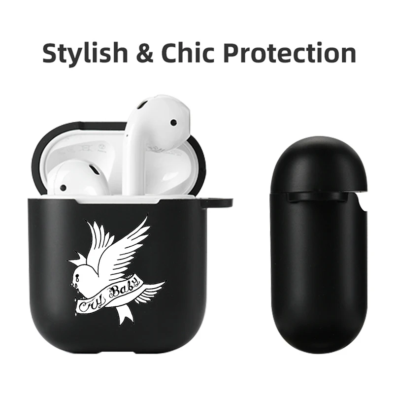 Rapper Lil Peep Crybaby Hellboy Love Tattoo Soft Case untuk Airpods Pro 3 2 1 Earphone Nirkabel Tutup Airpod Casing Funda Coque