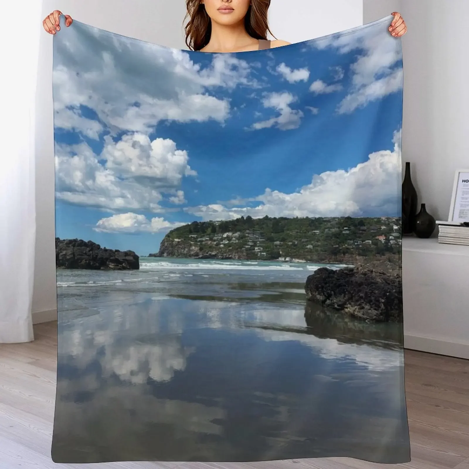 

Sumner Beach Christchurch Throw Blanket Soft Soft Beds Decorative Beds Nap Blankets