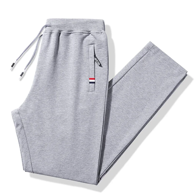 Newest Mens Knitted Sweat Joggers Elastic Waist Jogging Pants Men Sport Long Fitness Sportswear Trousers Plus Size 8XL