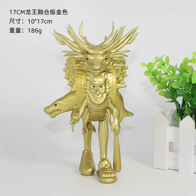 Creative Fusion Dragon King Shark The Classic of Mountains and Seas Abstraction Action Figure Tralalerotralala Verwijderbaar