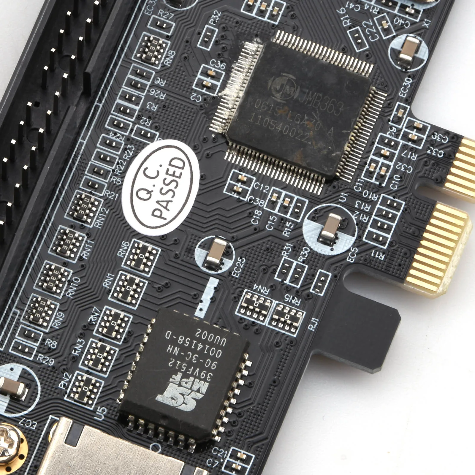 PCI-E para eSATA SATA IDE Placa de expansão Raid Controller Adaptador Placa JMB363 ATA133