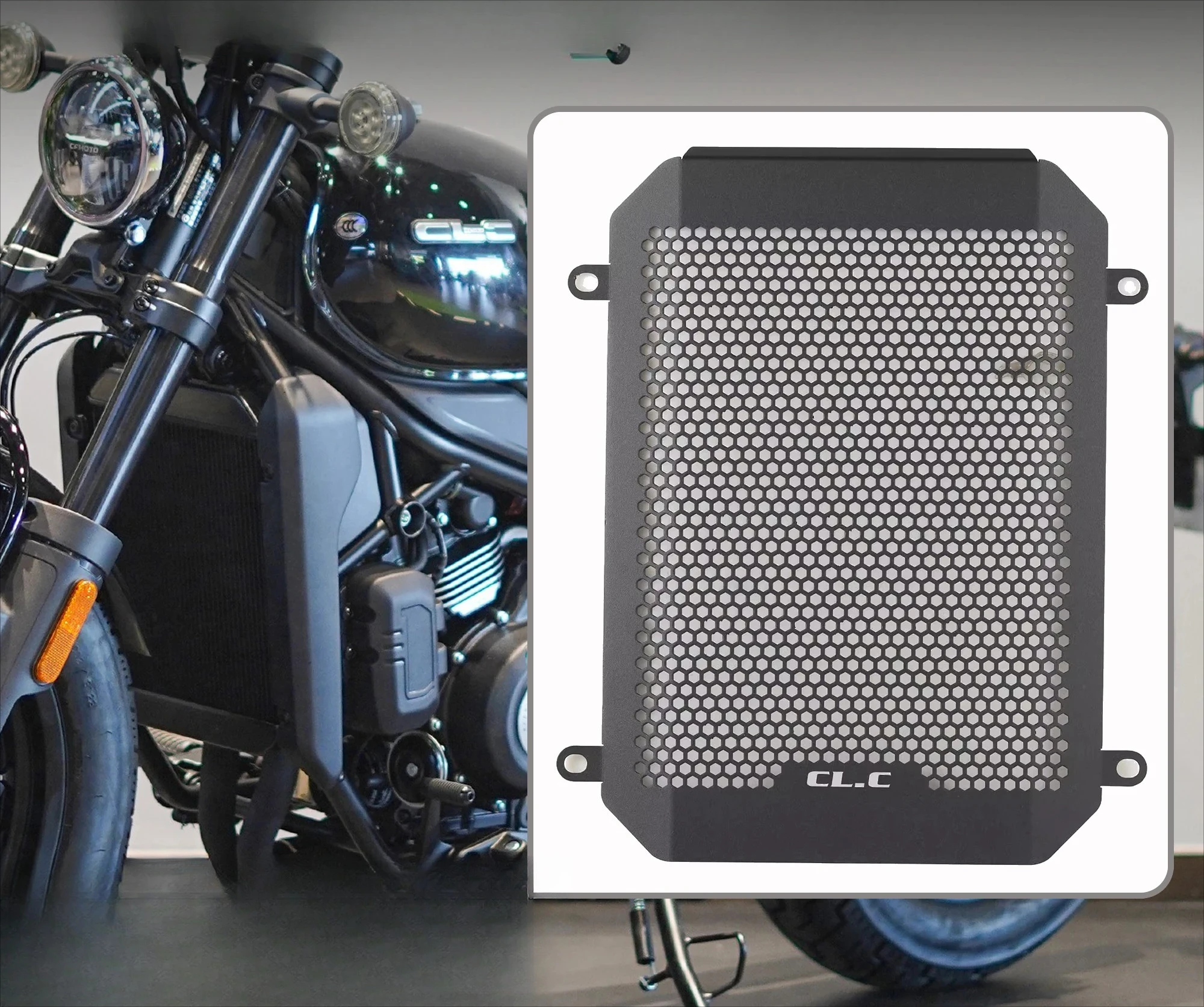 

FOR CFMOTO CLC450 Bobber Motorcycle Accessories Radiator Grille Guard Cover Water Tank Protection Guards casque moto homologué