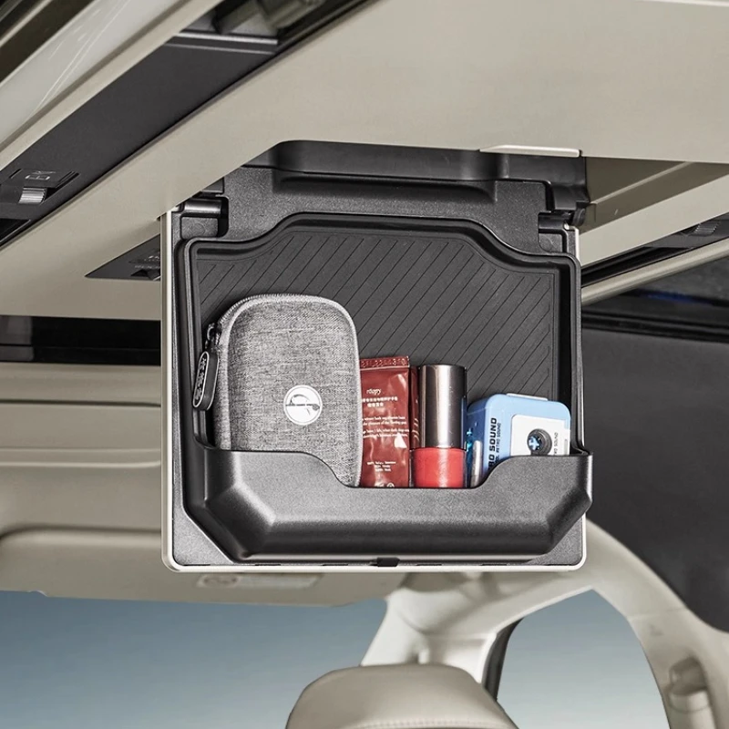 

For Alphard Vellfire Lexus LM 40 Series Ceiling Storage Box Silicone Pad Modification Accessories Glasses Case Storage Box Tools