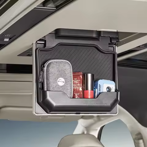 For Alphard Vellfire Lexus LM 40 Series Ceiling Storage Box Silicone Pad Modification Accessories Glasses Case Storage Box Tools