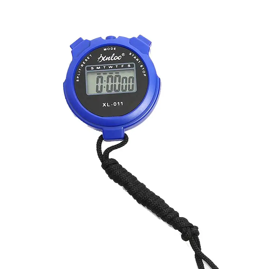 3 Pieces Sports Stopwatch Sport Digital Large Display Alarm Function Timer Waterproof Chronometer Swimming Training As Shown