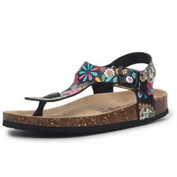 Newest Fashion cork platform clip toe sandals 2025 New Men Women summer adjustable buckle strap beach Slipper unisex couple clog