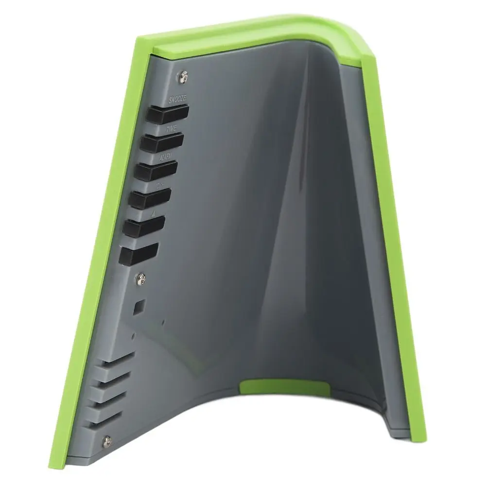 Durable ABS Solar Battery Alarm Clock LCD Display Dual Energy Weather Forecast Clock Alarm Clock Home Use