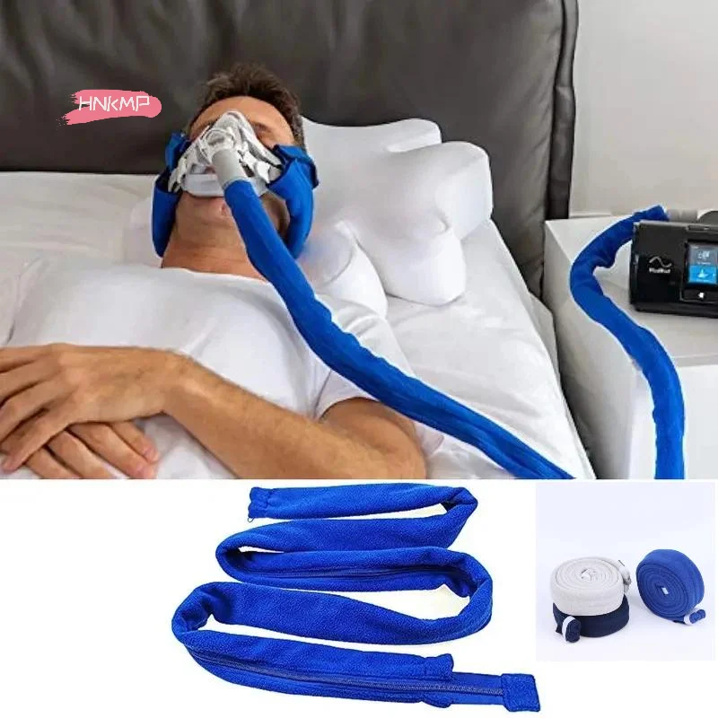 H-1.8m Soft & Washable CPAP Hose Tube Cover CPAP Hoses Zippered Tubing Wrap Pipe Protector Accessory Prevent Noise Condensation