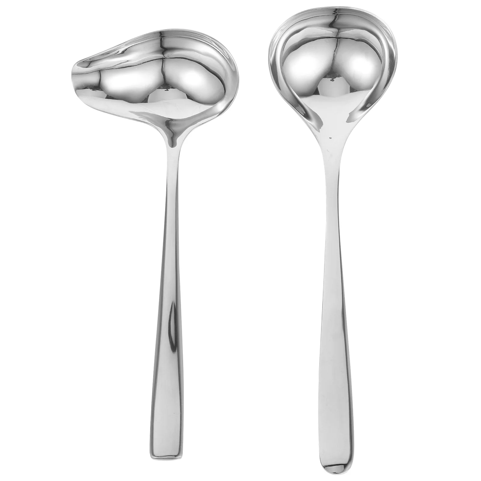 

1Set Stainless Steel Sauce Ladle Long Handle Gravy Spoon Drizzling Spoon Kitchen Serving Utensil Gravy Ladle