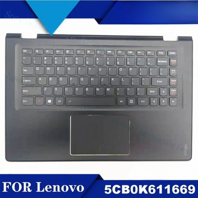 

A+ For Lenovo Yoga 700-14 Yoga 3 14 C Shell W/ Backlit Keyboard 5CB0K611669