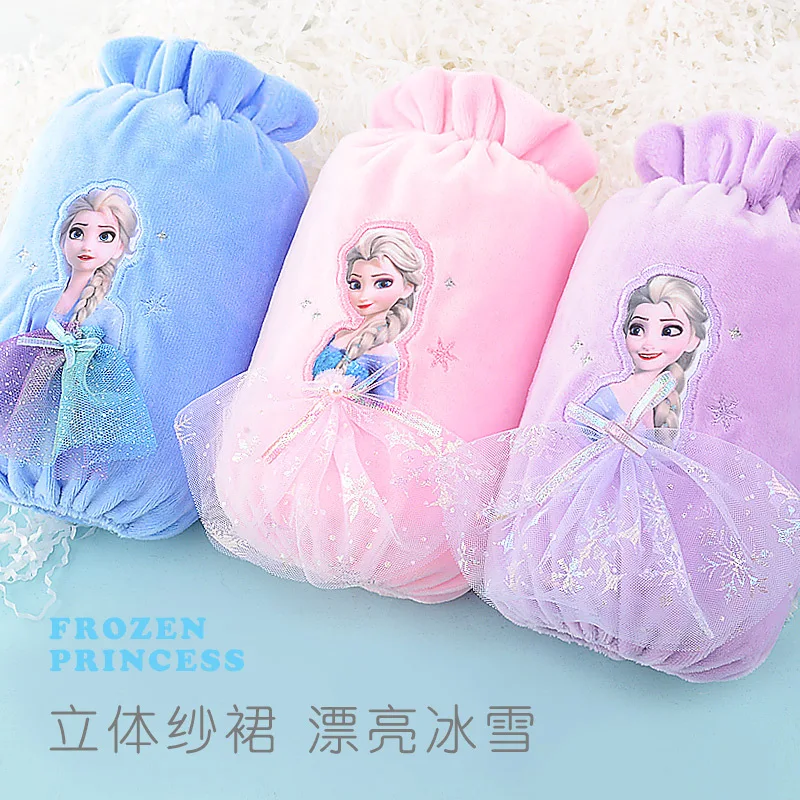 엘사 팔 커버 2개 세트 소녀용 가을/겨울 짧은 플리스 방오 슬리브 학생용 필기 보호 슬리브 크리스마스