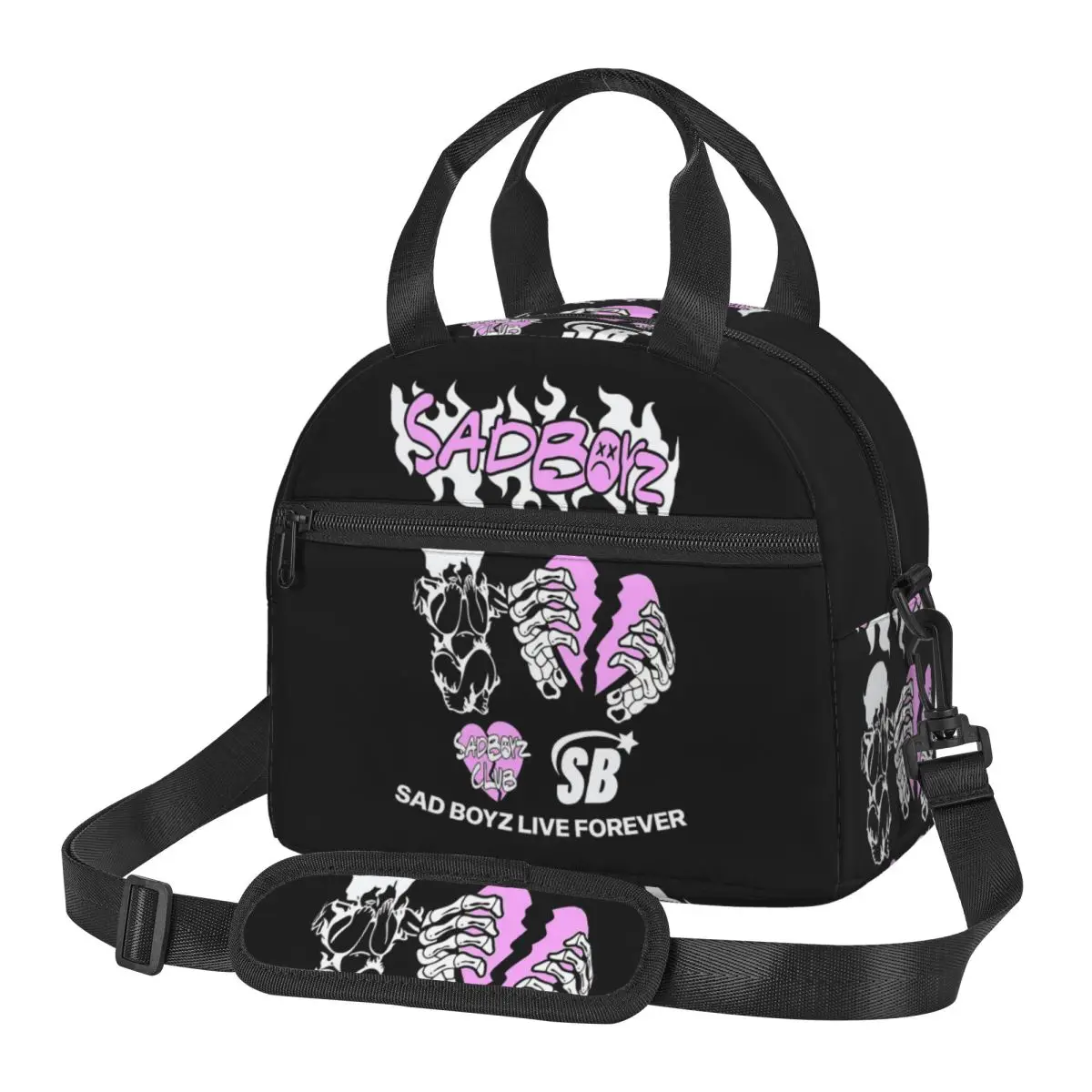 

Термосумка для обедов Junior H Merch Sad Boyz для женщин и детей, портативная термосумка для еды, термосумка-тоут