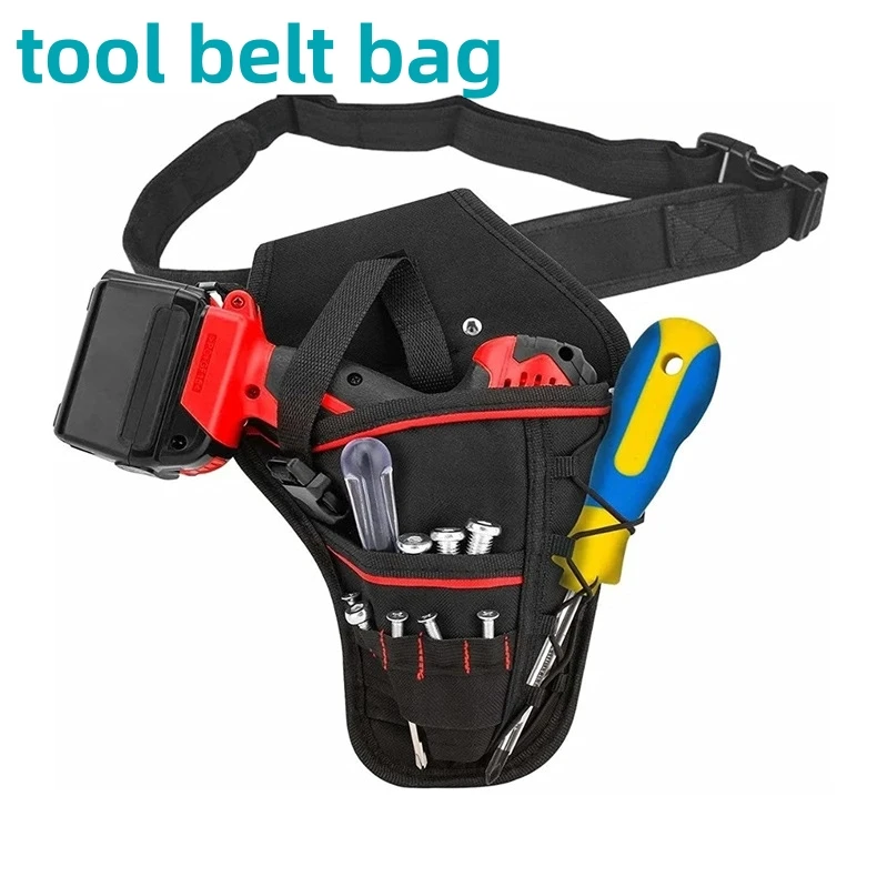 

Gardening Maintenance Tool Belt Bag, Electrician Hardware Tool Bag, Multi-functional Repair Special Electric Drill Storage Bag