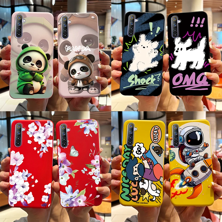 hockproof Cover Coque For  Realme 6 Fashion item Funny Cute Cartoon Shell For Realme 6 Pro Mobilie Phone Case Soft Silicone Case