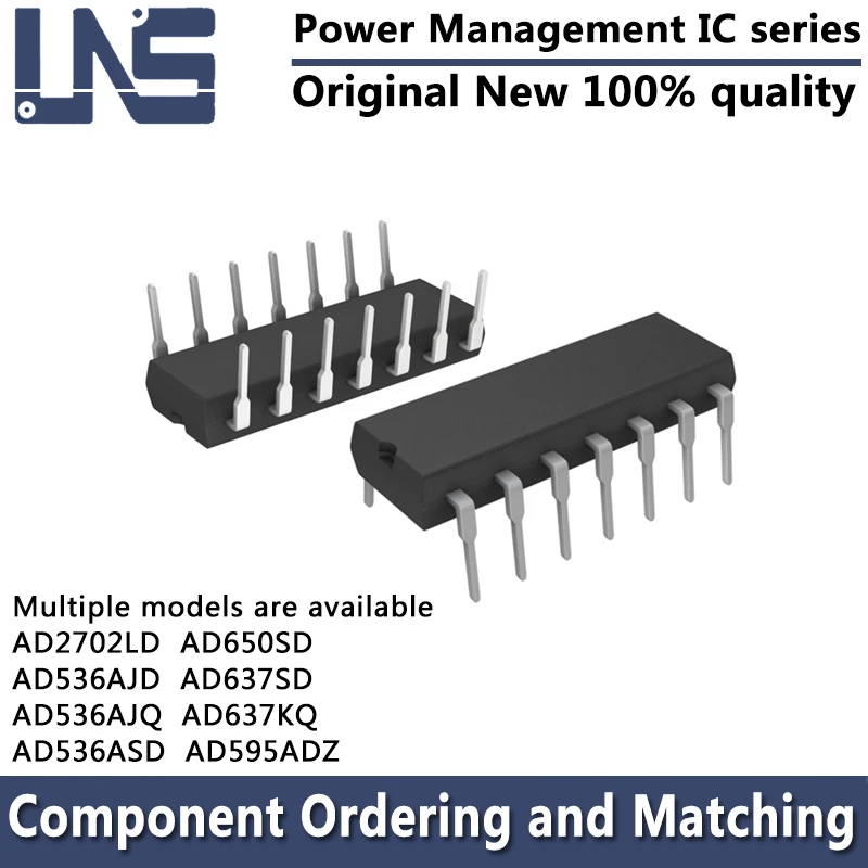 1PCS AD637SD AD650SD AD2702LD AD536AJD AD536AJQ AD536ASD AD595ADZ CDIP-14 Power Management IC