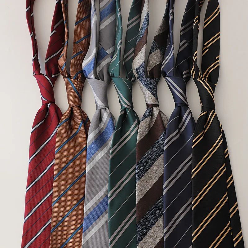 8 سنتيمتر مخطط نمط شهم ربطات العنق الرسمية رجال الأعمال ارتداء الكورية رابطة عنق المهنية دعوى اكسسوارات العلاقات حريري فاخر