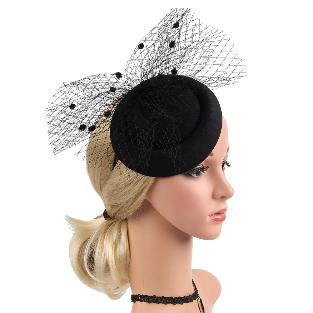 

Fascinators Hats for Women Mesh Head B Hair Clips Tea Party Dressy Fashionable Petticoat Match Photography Costume