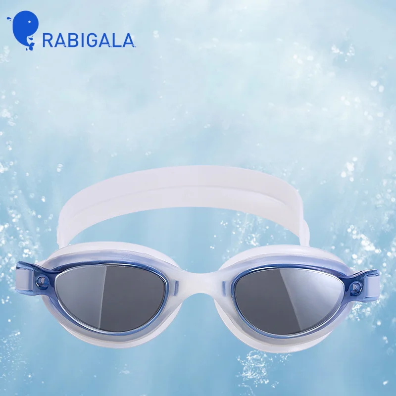 Gafas de natación antivaho para hombres y mujeres adultos, gafas de natación ajustables, impermeables y Anti-UV