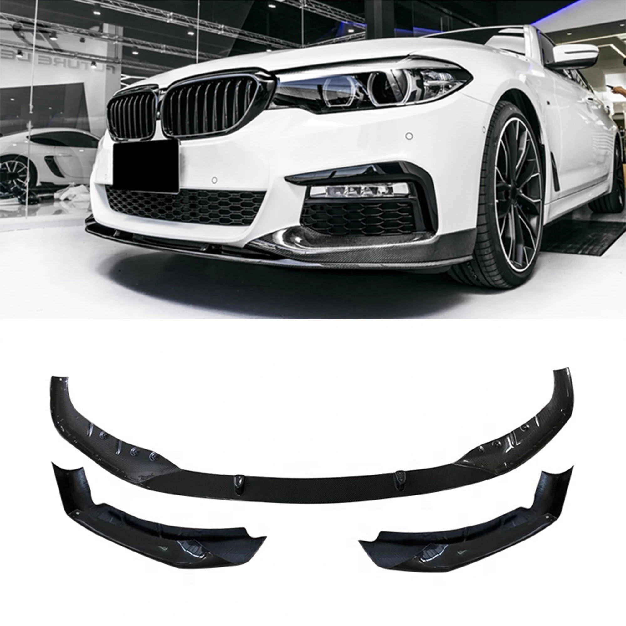 

G30 G38 M-Performance Style Carbon Fiber Front Bumper Lip High Quality Perfect Fit